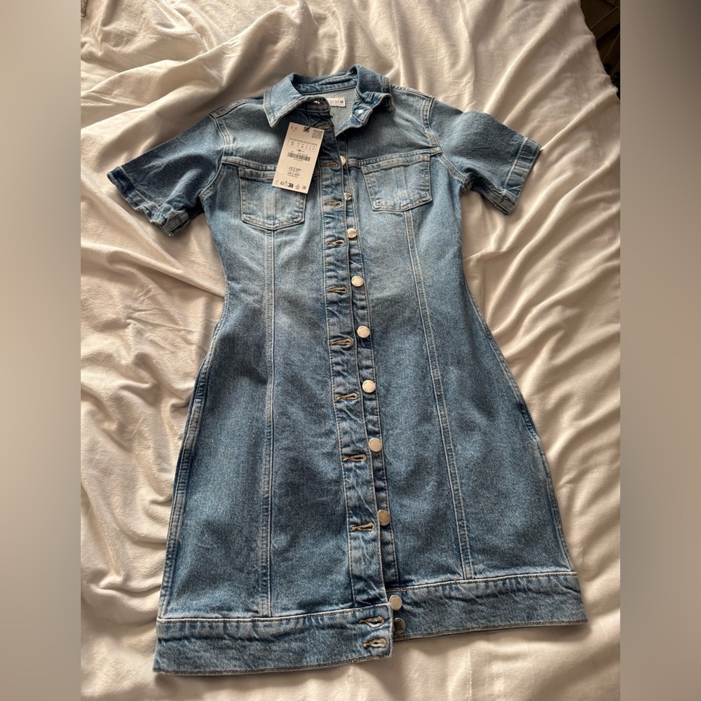 Zara Blue Denim Shirt